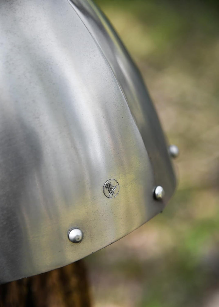Ulfberth - Nasalhelm - St. Wencelass - Wenzelhelm - 2mm Stahl - Schaukampftauglich - Mittelalter - R