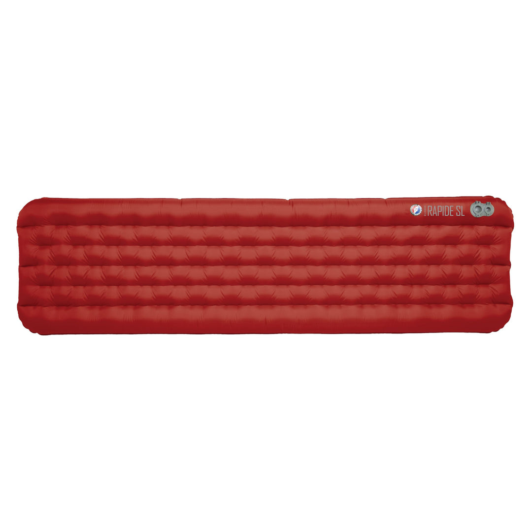 Big Agnes Rapide SL Insulated Isomatte, 64x198cm, rot Breit lang (25 x 78 cm), Breit lang (25 x 78 c