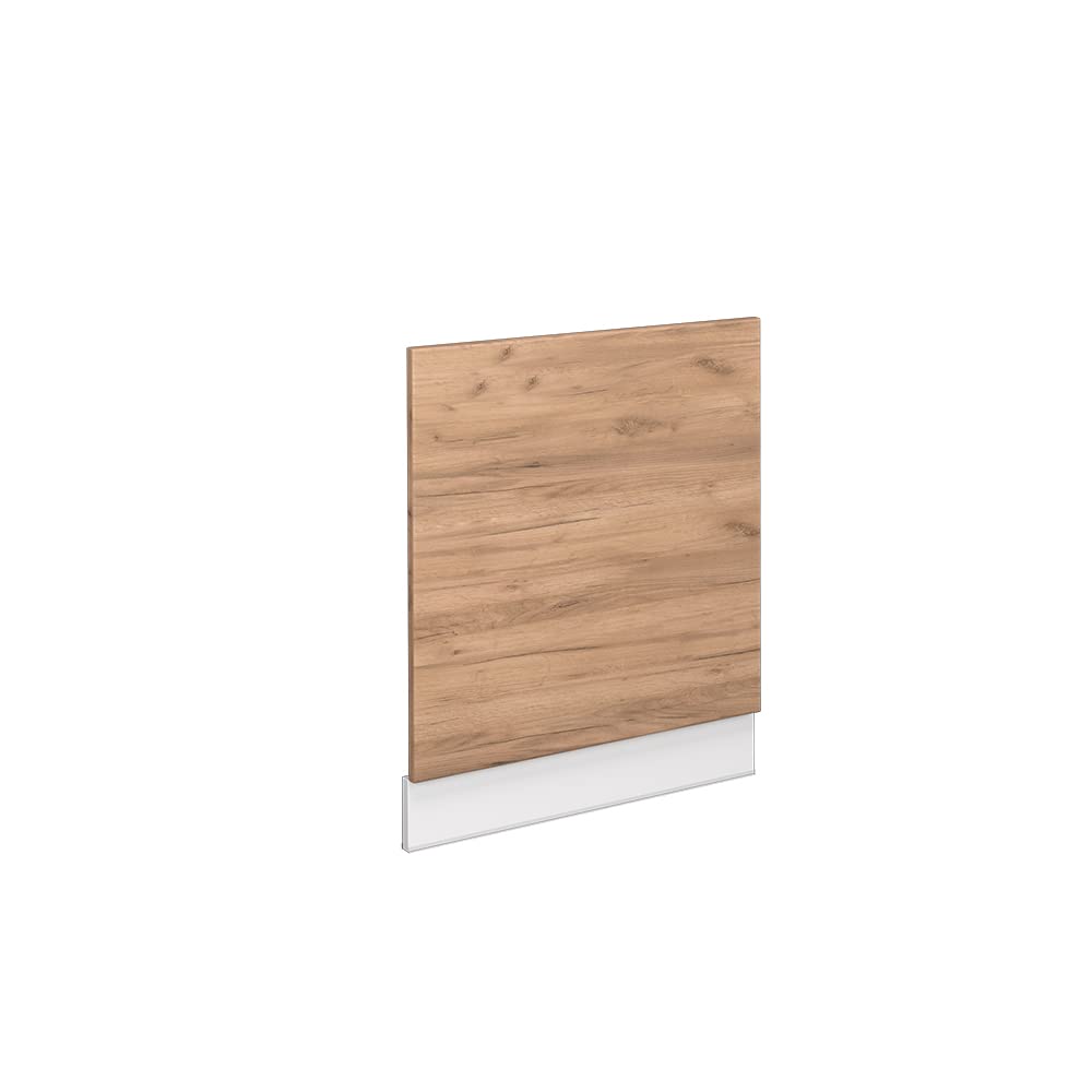 Vicco Frontblende Fame-Line, Goldkraft Eiche/Weiss, 60 cm ohne Arbeitsplatte Goldkraft Eiche Geschir
