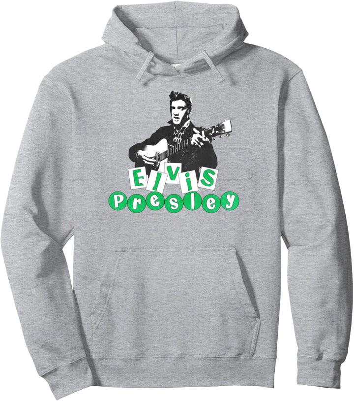 Elvis Presley Official Blocks Pullover Hoodie