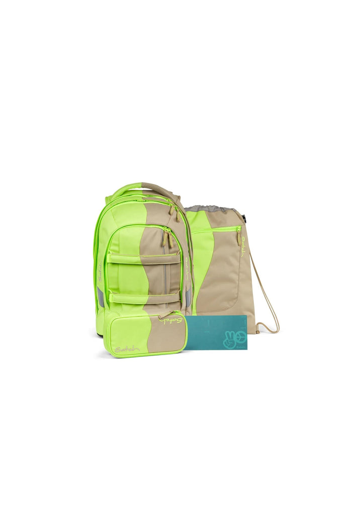 Satch Pack Bundle ab 5. Klasse ergonomisch 4-teilig 30L Stauraum standfest Organisationstalent Doubl