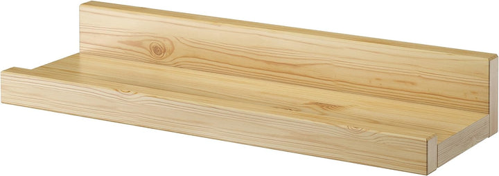 Erst-Holz Wandregal Massivholz Kiefer Fotoleiste für Bilder Bücher und Deko 90.82-11