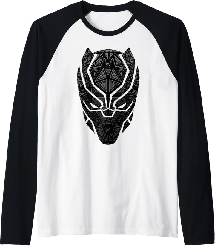 Marvel Black Panther Geometric Prism Mask Raglan