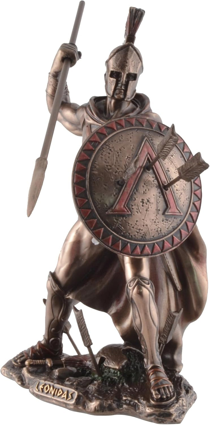 VOGLER Joh. Vogler GmbH Leonidas, König von Sparta, mit Speer und Schild, bronziert