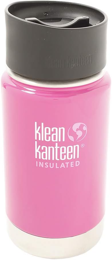 Klean Kanteen Wide Vakuumisoliert mit Cafe Cap 2.0 Trinkflasche S Wild Orchid, S Wild Orchid
