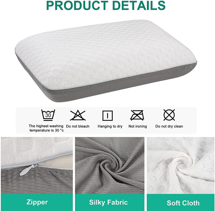 Fityou Memory Foam Kissen, nackenstütz Kissen, Ergonomisches Schlafkissen, Kühl Kissen, doppelseitig