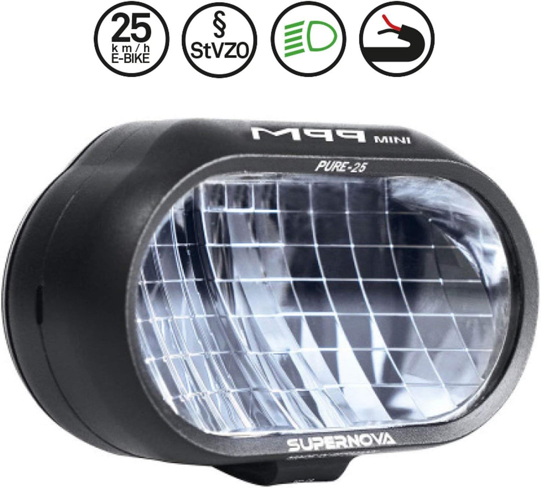 Supernova M99 Mini Pure 25 E-Bike Frontlicht schwarz