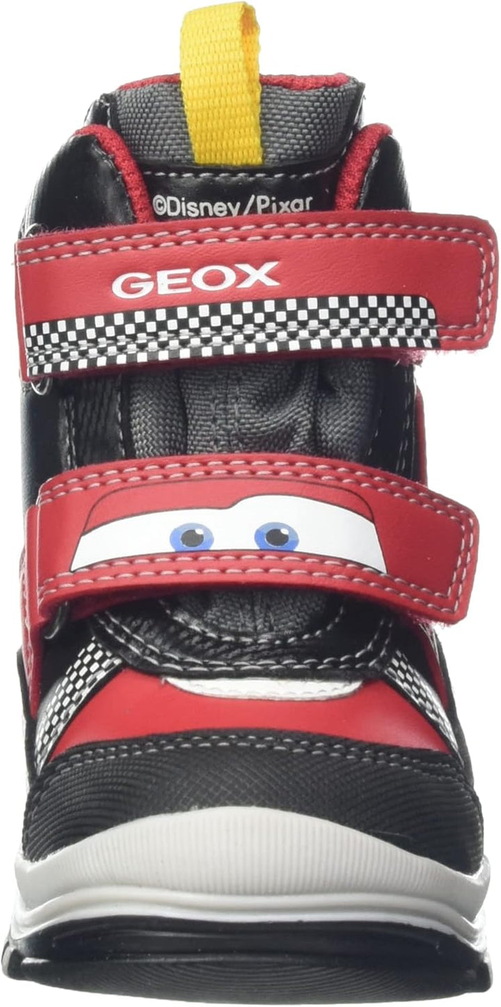 Geox Jungen B Flanfil Boy B AbxANKLE BOOTS 22 EU Red Black, 22 EU Red Black