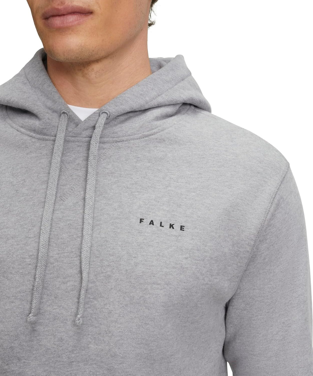 FALKE Herren Basic Sweat Hoody Kapuzenpullover weich hautfreundlich atmungsaktive Baumwolle 1 Stück