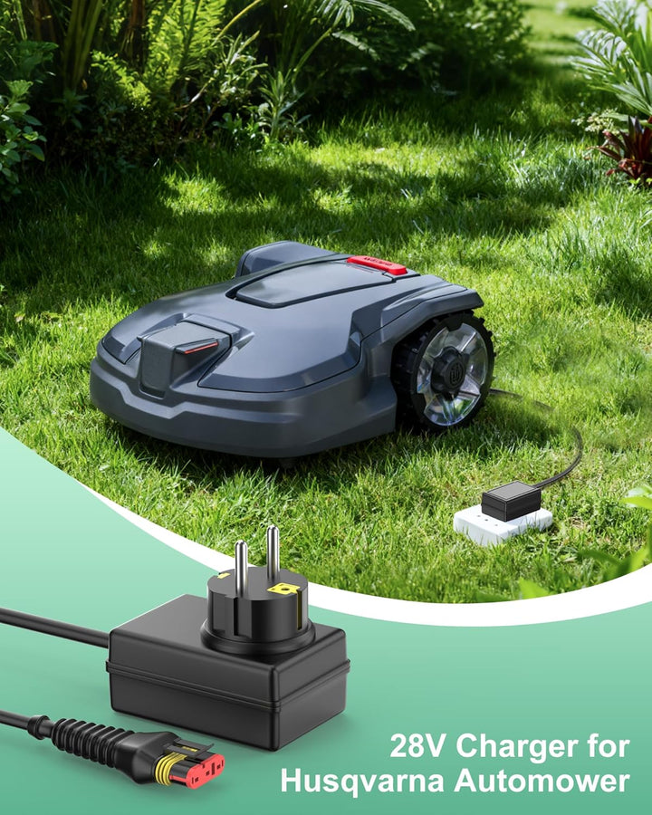 28V 1.3A Ladegerät Netzteil für Husqvarna Automower Kompatibel mit Automower 105/305/ 308/310 / 315/
