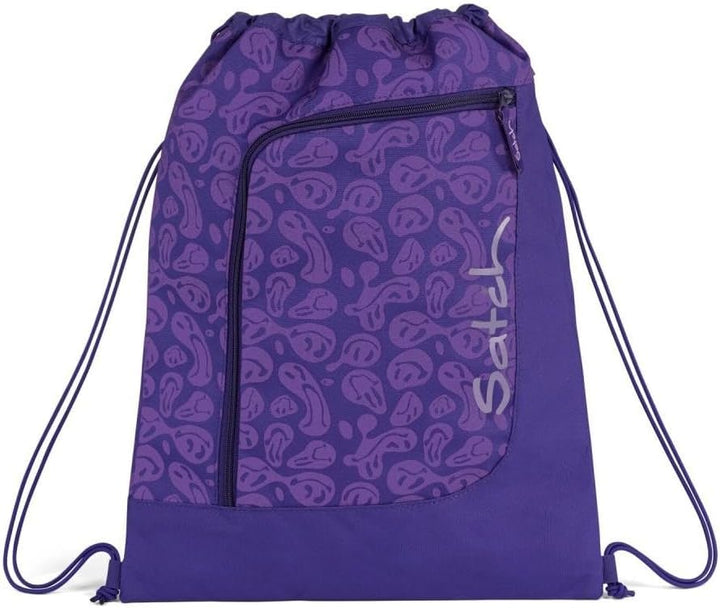 Satch Pack Schulrucksack Set 3tlg. inkl. Schlamperbox und Sportbeutel (Bright Faces), Bright Faces