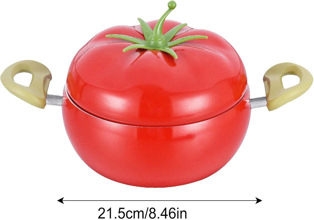 Kochtopf Mit Tomatenform - Kreatives Fruchtförmiges Kochgeschirrpfanne | Nicht Stick Tomaten Topf Mi