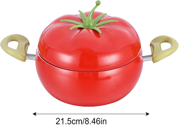 Kochtopf Mit Tomatenform - Kreatives Fruchtförmiges Kochgeschirrpfanne | Nicht Stick Tomaten Topf Mi