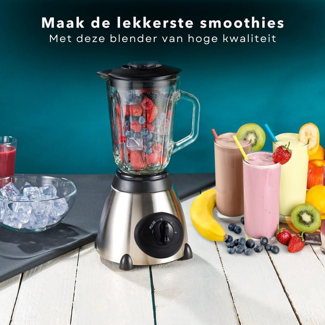 Mischbatterie aus Edelstahl + Glas, 1000 W