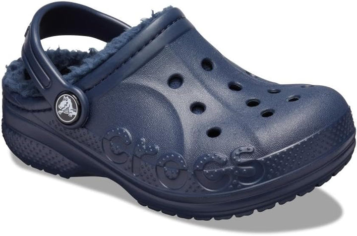 Crocs Unisex Kinder Baya Lined T Clogs 22/23 EU Navy, 22/23 EU Navy