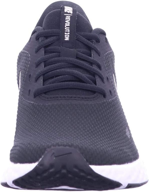 Nike Herren Revolution 5 Sneaker 45 EU Schwarz Black White Anthracite, 45 EU Schwarz Black White Ant