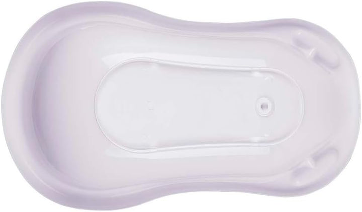 keeeper Bambi Ergonomische Babywanne mit Stöpsel, Ab 0 bis ca. 12 Monate, 84 cm, Maria, Nordic White