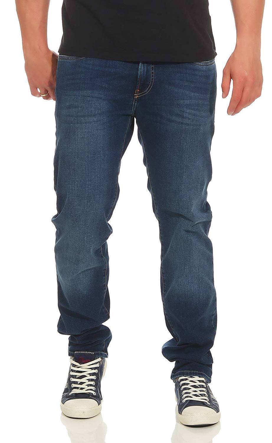 Pierre Cardin Herren Jeans Lyon Tapered 12" Blue (82) 31/34