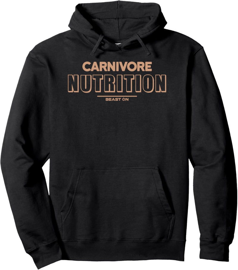 Carnivore Nutrition Beige Gym Fitness Motivation Sprüche Pullover Hoodie