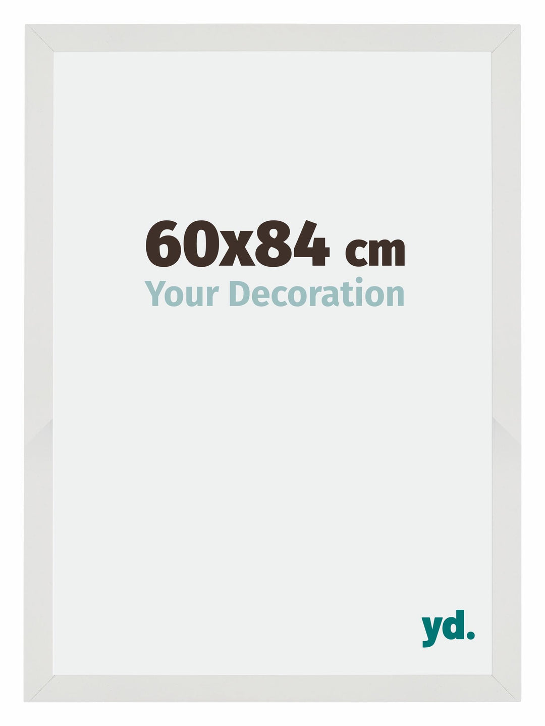 yd. Your Decoration - Bilderrahmen 60x84 cm - Bilderrahmen aus MDF mit Acrylglas - Antireflex - Ausg
