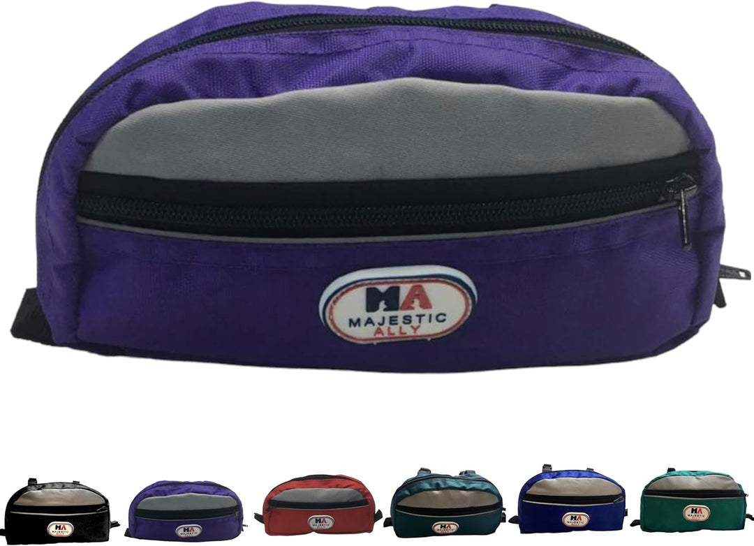 Majestic Ally Nylon Reflektierende Satteltasche für Sattelzubehör (lila) Einheitsgrösse Violett, Ein