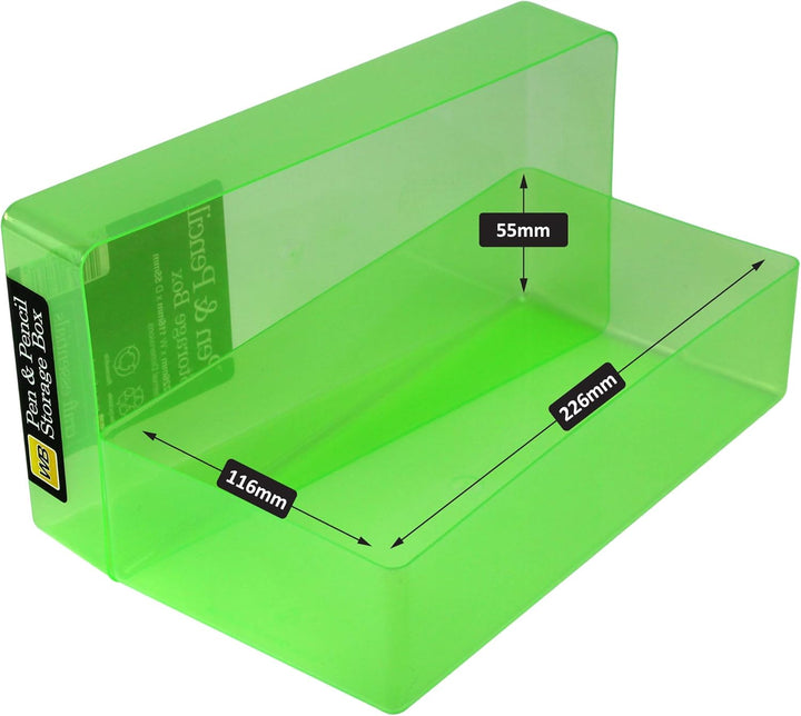 WestonBoxes Essentials für Schreibwaren, Stifte und Werkzeuge - Kunststoff-Aufbewahrungsboxen mit De
