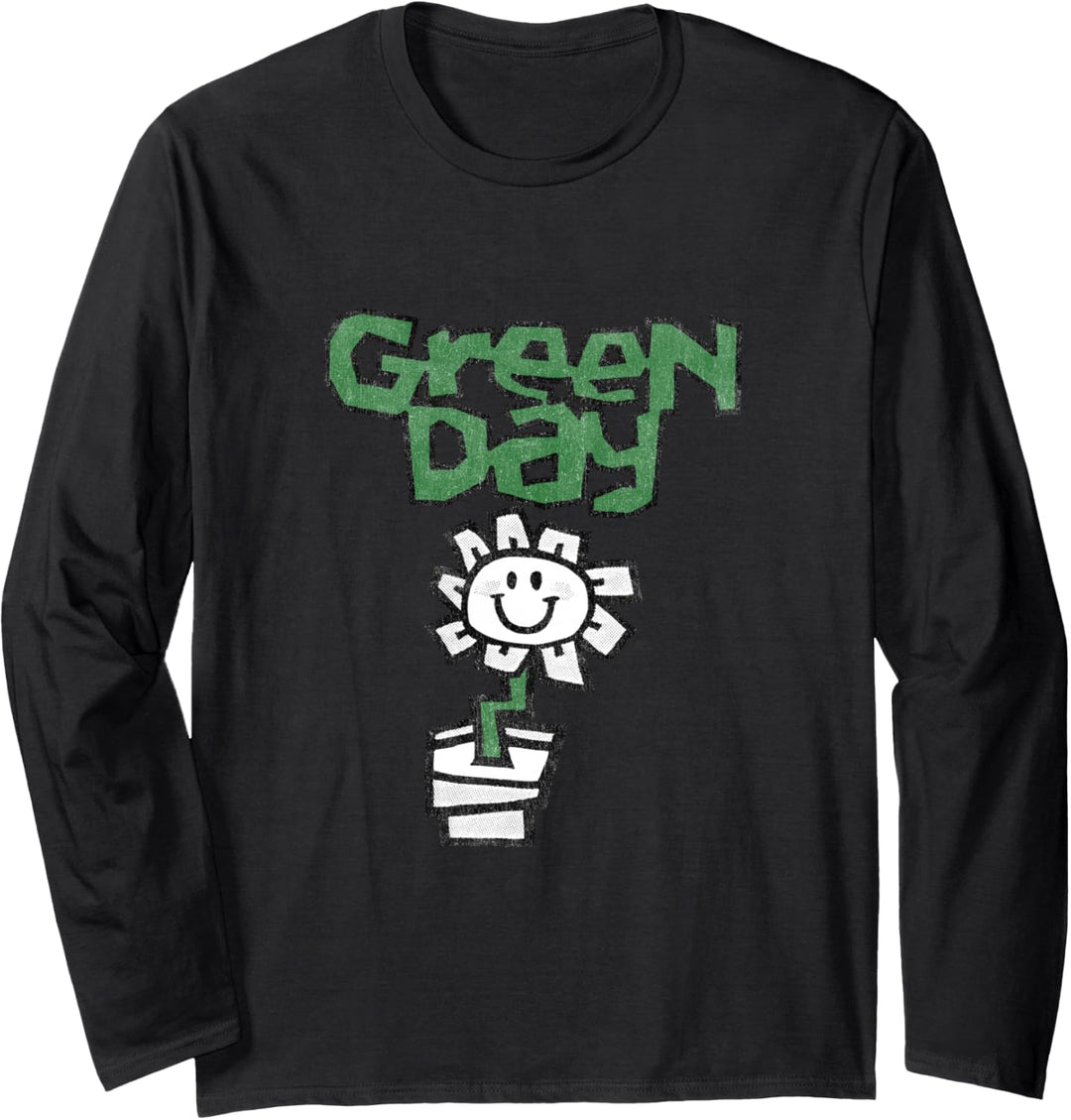 Green Day Blumentopf Langarmshirt