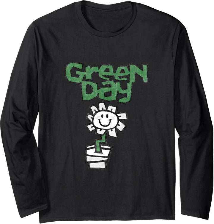 Green Day Blumentopf Langarmshirt