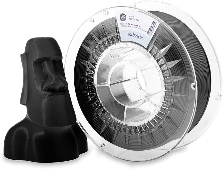 extrudr® XPETG MATT ø1.75mm (1kg) 'SCHWARZ' - 3D Drucker Filament - Made in Austria - höchste Qualit