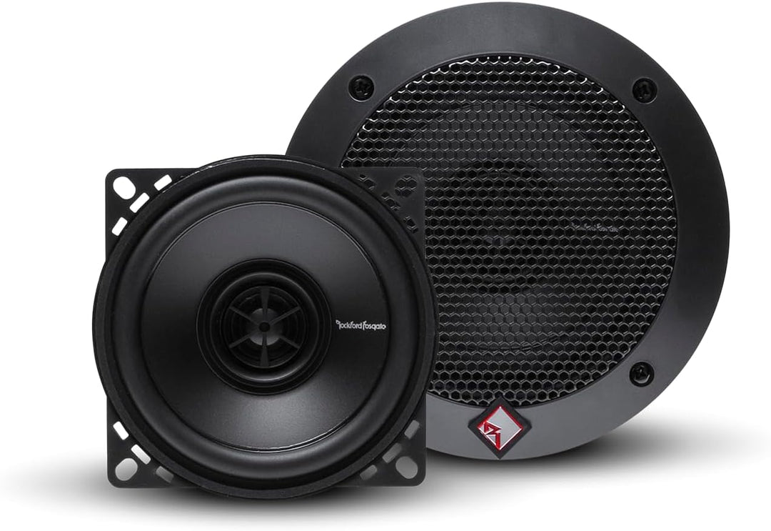 Rockford Fosgate R14X2 Prime 4-Inch Full Range Coaxial Speaker - Set of 2, 4-Inch