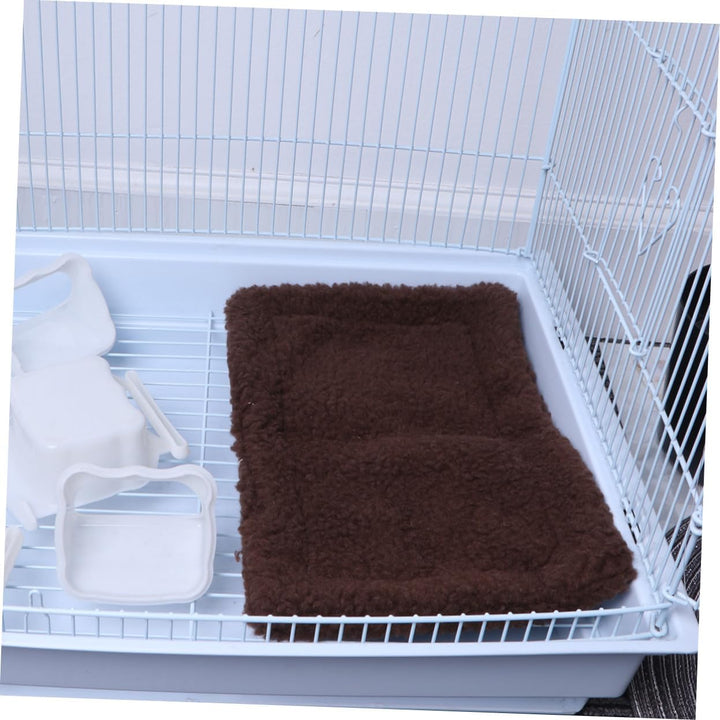 BESPORTBLE Wärmekissen Hamster Unterlage 30x20cm Langlebige Schlafmatte Aus Grauem Material Für Klei