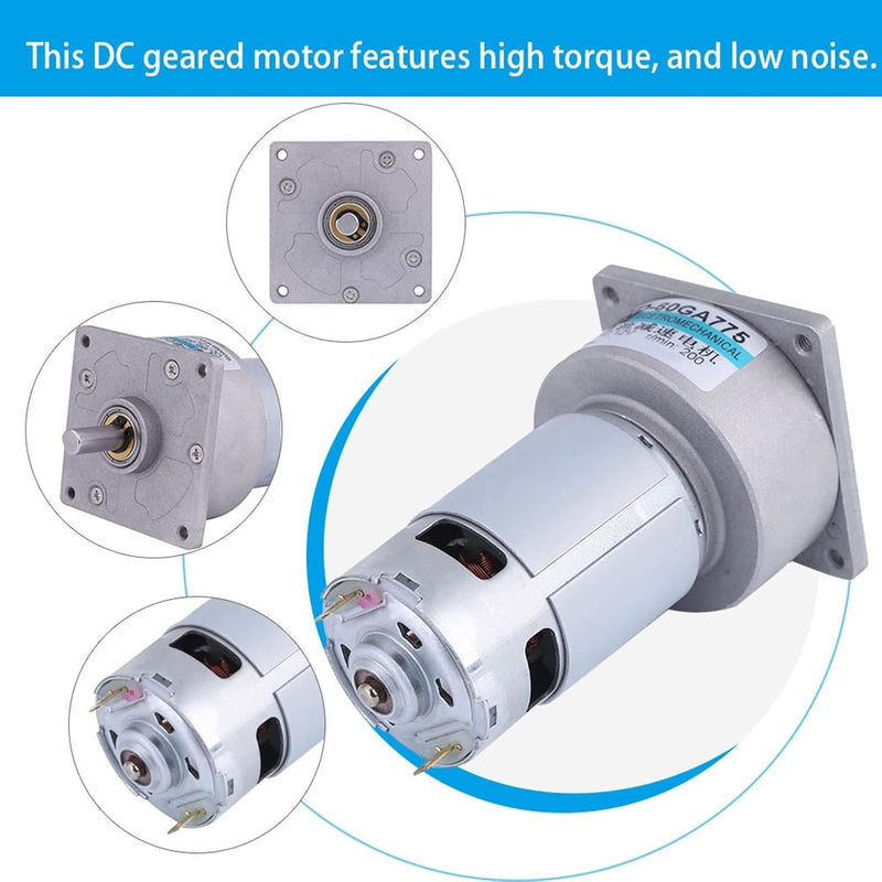 Yumili Xd-60ga775 Mikro-Getriebemotor, Nennleistung, 35 W, Nennspannung, 12 (V), gebürsteter Gleichs