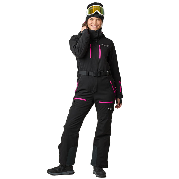 Swedemount Cervinia Skianzug für Damen 42 Black/Fresh Pink, 42 Black/Fresh Pink