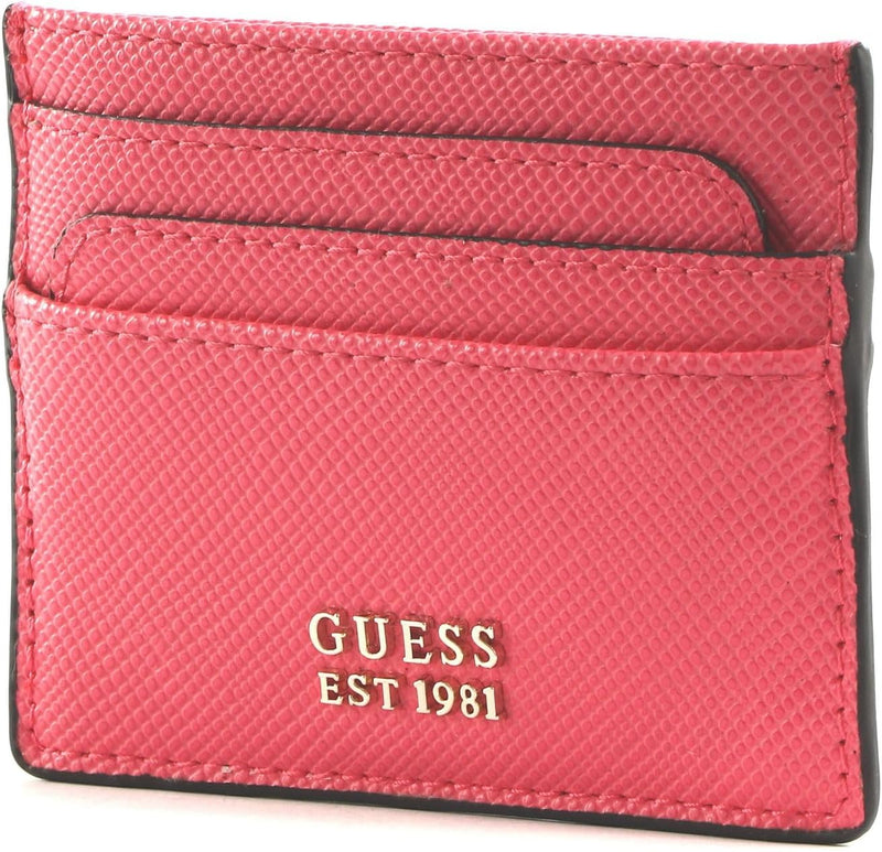 GUESS Laurel Card Holder Magenta