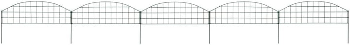Susany Teichzaun-Set Gartenzaun Teich, Zaun, Set, Gitterzaun Mit 5 Zaunpaneele und 6 Befestigungspfo