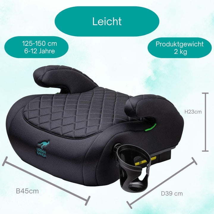 Urban Kanga Wombat Plus Sitzerhöhung 125–150 cm i-Size R129 ISOFIX | Urban Kanga Wombat Plus Sitzerh