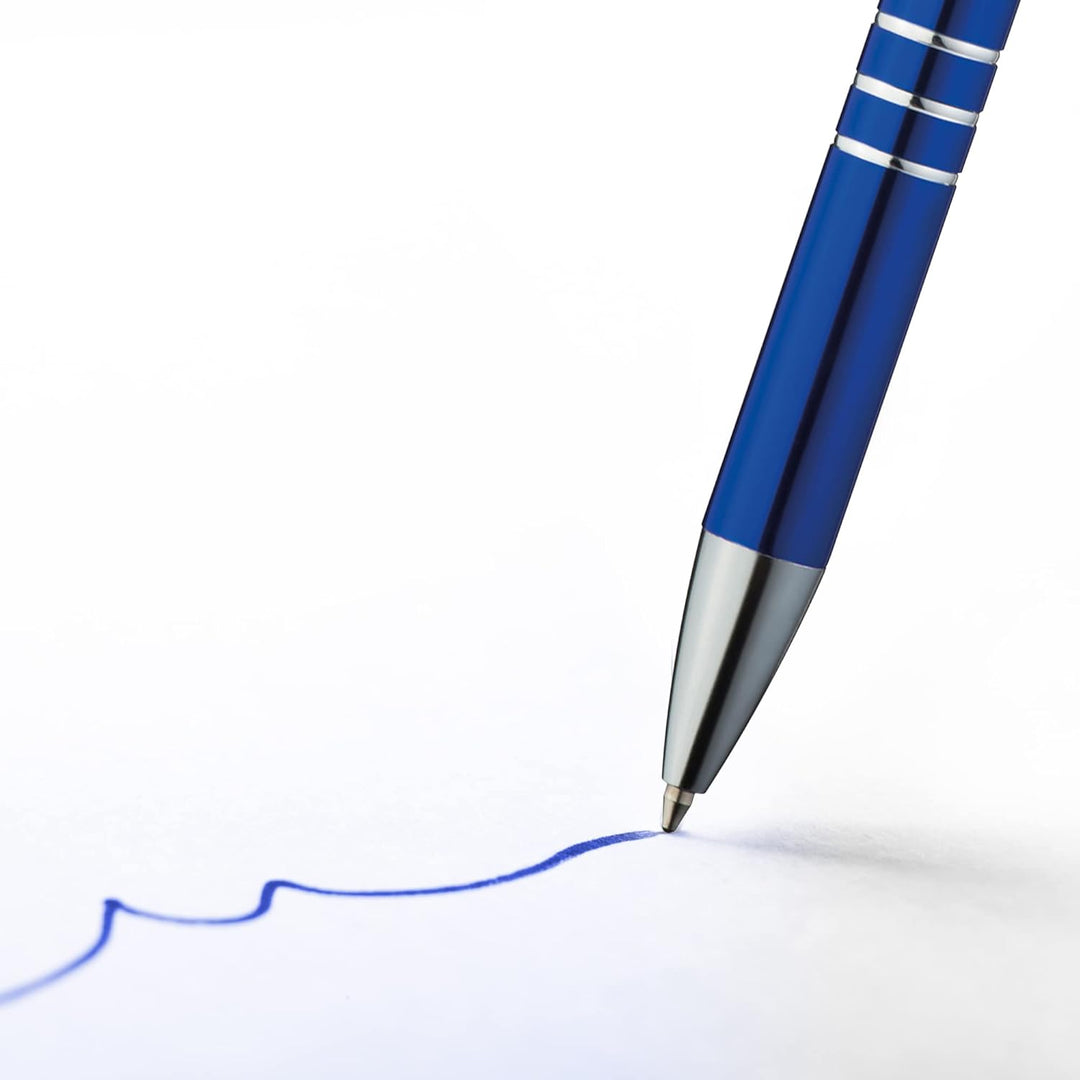 Kugelschreiber, Blau, 50 Stück, einfaches und flüssiges Schreiben, elegant, blauer Tinte Blau 1 stüc