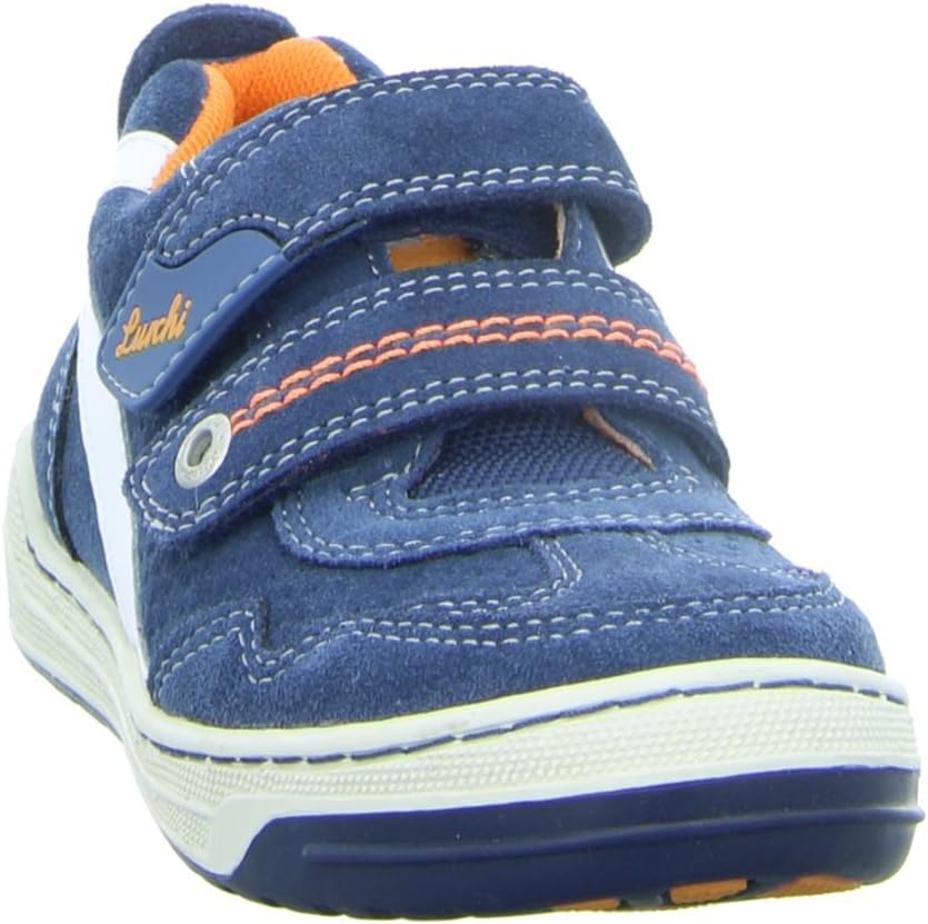 Lurchi Jungen Bruce Low-Top 27 EU Blau Jeans 34, 27 EU Blau Jeans 34