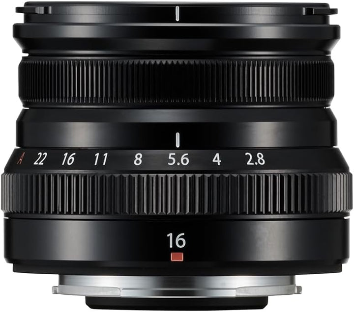 Fujifilm Fujinon XF16mmF2.8 R WR Schwarz Schwarz Single, Schwarz Single