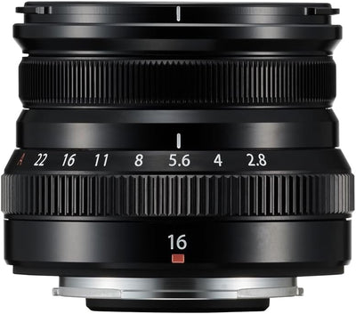 Fujifilm Fujinon XF16mmF2.8 R WR Schwarz Schwarz Single, Schwarz Single