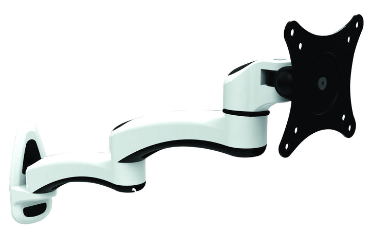 HFTEK® – Monitor TV Wand Halter Wandhalterung für Bildschirme von 15 bis 27 Zoll mit VESA 75/100 (HF