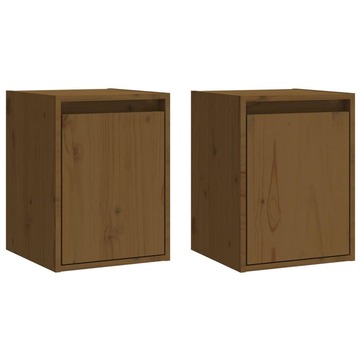 vidaXL 2X Wandschrank Hängeschrank TV Schrank Holzschrank TV Möbel Regal Aufbewahrung Wohnzimmer Büc