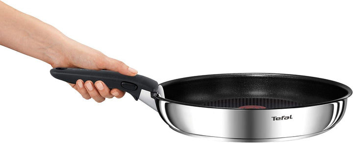 Tefal Ingenio Emotion Induktions-Bratpfannen-Set, antihaftbeschichtet, Edelstahl, 4-teilig, L897S474