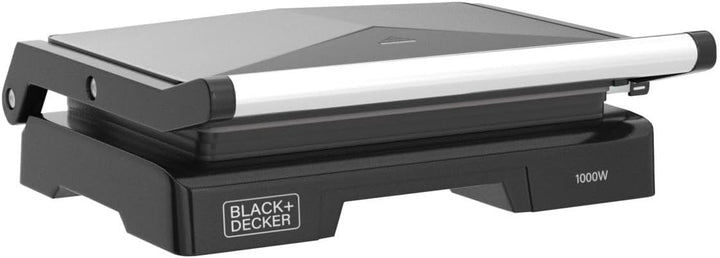 Black+Decker ES9680050B BXGR1000E Kontaktgrill, 1000, Kunststoff, Schwarz Grill