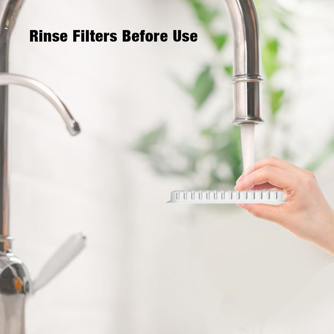 Tomxcute Katzenbrunnen Filter Set, 10 Filter + 2 Schwämme für 108oz/3.2L Katzenbrunnen Katzenbrunnen