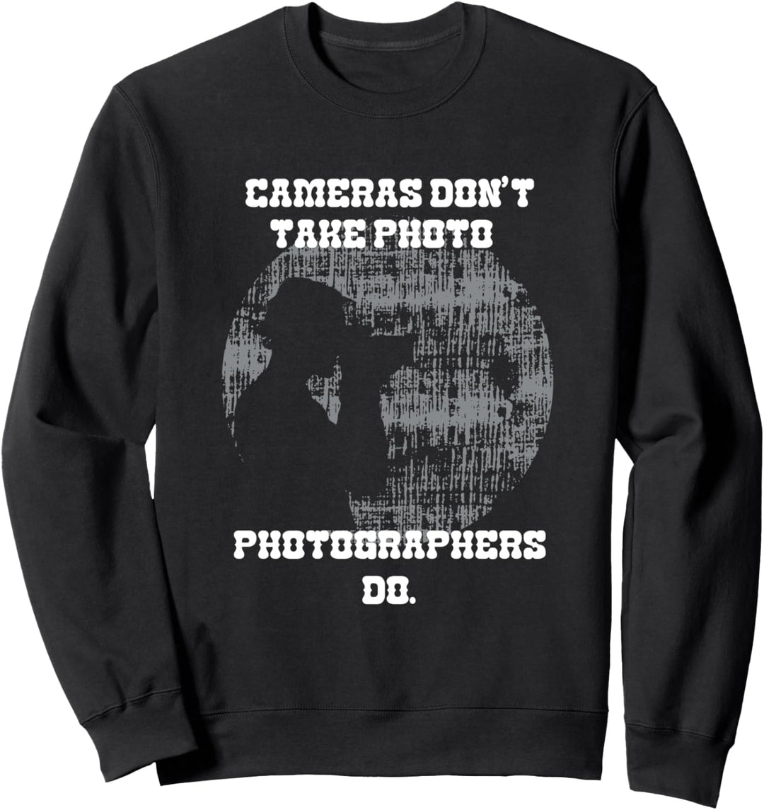 Fotoreporter Geschenkidee Vintage Retro Fotografie Künstler Sweatshirt