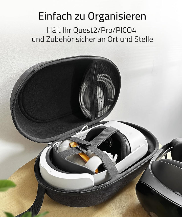 Syntech Gross Tragetasche Kompatibel mit Oculus/Meta Quest 3, Quest 2/Pro Zubehör PICO4 VR Headset m