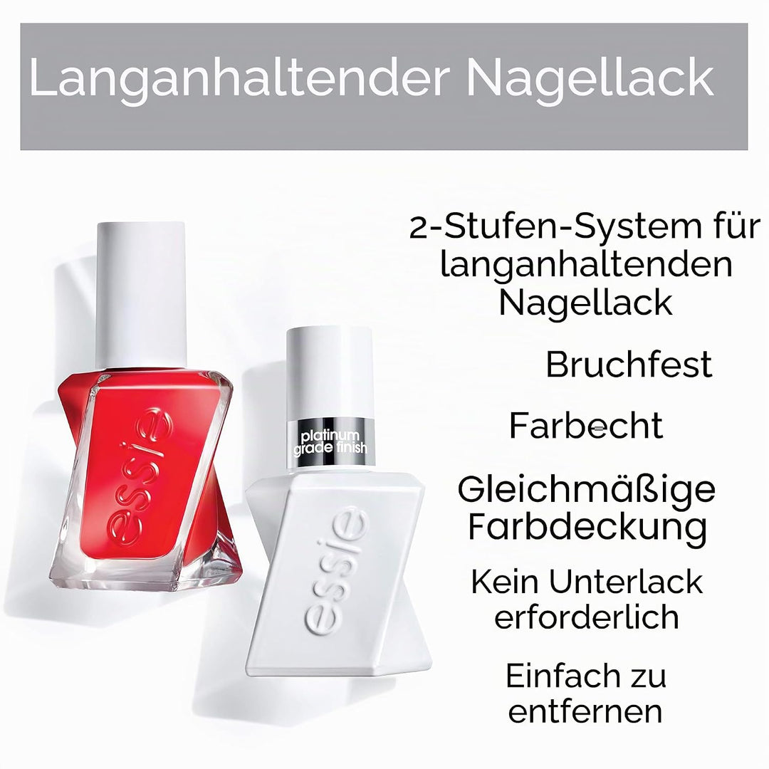 Essie Gel Couture NL - Steel The Show, 13.5 ml 13.5 ml (1er Pack) Stahl, 13.5 ml (1er Pack) Stahl