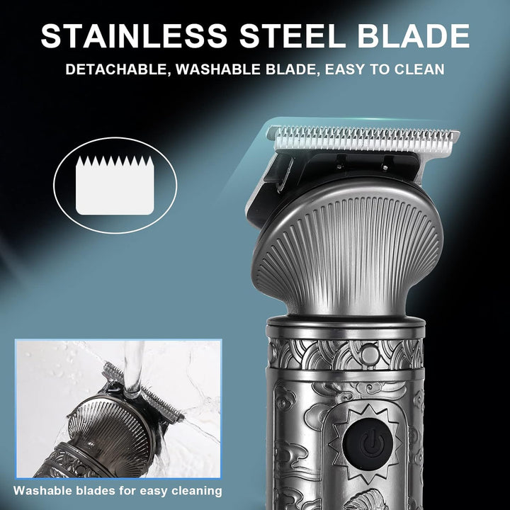 Hatteker Haarschneidemaschine Set Haarschneider Pflegesets Barttrimmer Bartschneider Herren T-förmig