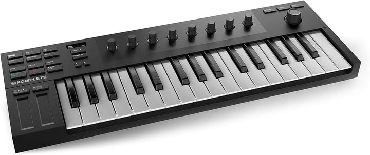 Native Instruments Komplete Kontrol M32 Tastatur-Controller Schwarz & M-Audio SP-2 - Universal Susta